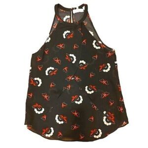 A.L.C. Iggy floral silk halter top 0 MSRP $225
